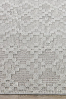 Colorado Chevron Light Grey Outdoor Rug