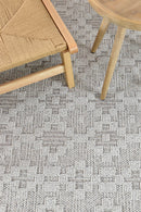 Colorado Chevron Light Grey Outdoor Rug