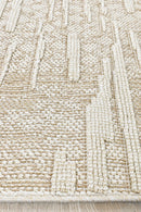 Colorado Waves Beige Outdoor Rug