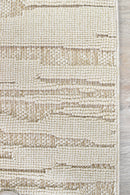 Colorado Waves Beige Outdoor Rug