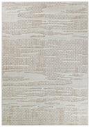Colorado Waves Beige Outdoor Rug