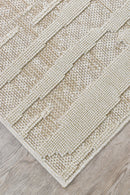 Colorado Waves Beige Outdoor Rug