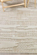 Colorado Waves Beige Outdoor Rug