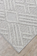 Colorado Diamond Light Grey Outdoor Rug