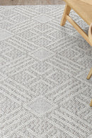 Colorado Diamond Light Grey Outdoor Rug