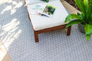 Bekal Ash Grey Indoor Outdoor Rug