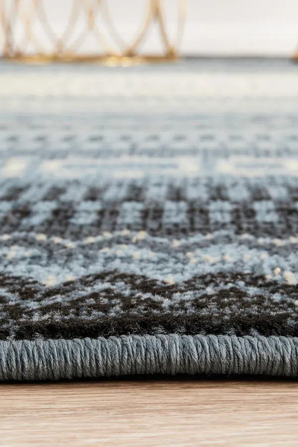 One Tribe Navy Modern Rug