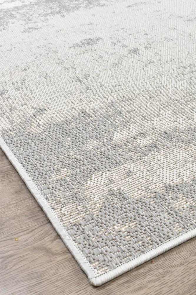 Carmel Silver Indoor Outdoor Rug