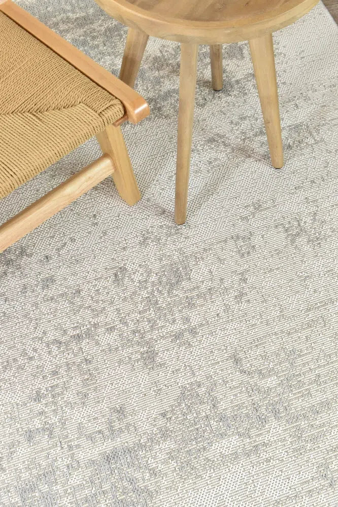 Carmel Silver Indoor Outdoor Rug