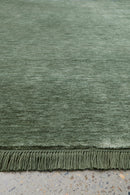Conscious Loom Kinship Sage Green Runner Rug