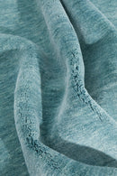 Conscious Loom Kinship Sky Blue Runner Rug