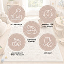 Cushy Wila Brown Rug | Cheap Rugs Australia