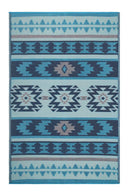 Cusco Blue Reversible Outdoor Rug