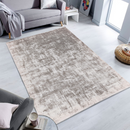 Denau Beige Distressed Machine Washable Rug