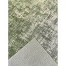 Denau Green Distressed Machine Washable Rug