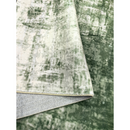 Denau Green Distressed Machine Washable Rug