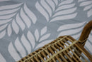 Dibang Aqua Light Green and Cream Indoor Outdoor Rug
