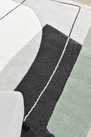 Aria Grey Green Abstract Rug