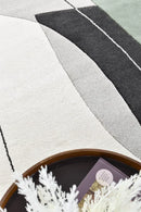 Aria Grey Green Abstract Rug