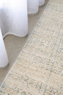 Emma Blomfield Veil Blue Runner Rug