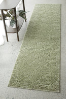 Envy Shilo Green Runner Rug | Cheap Rugs Australia