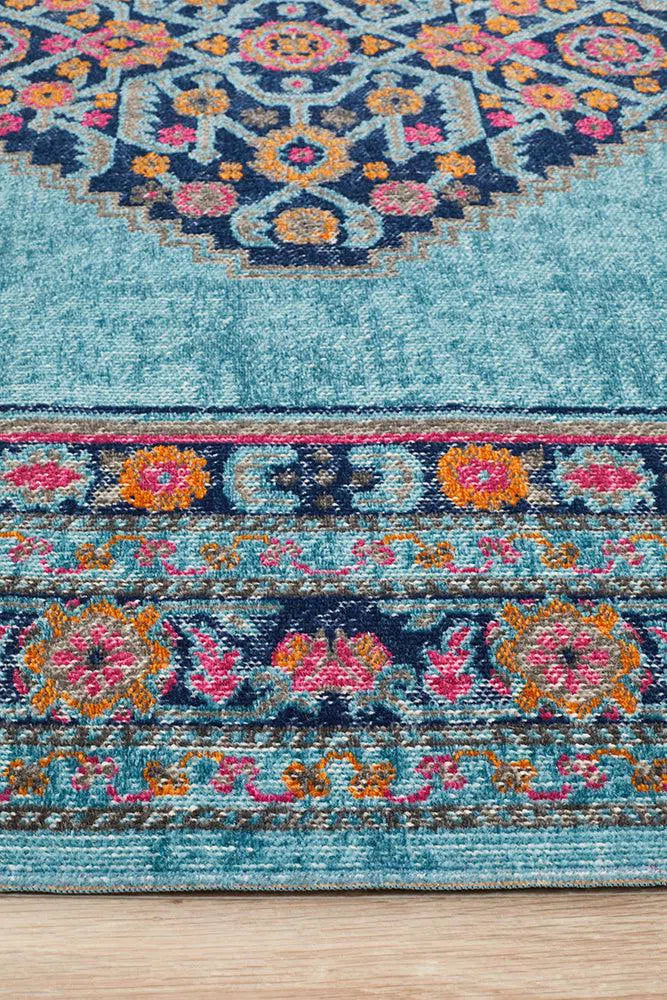 Whisper Diamond Blue Rug