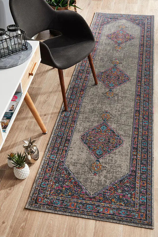 Whisper Diamond Grey Rug