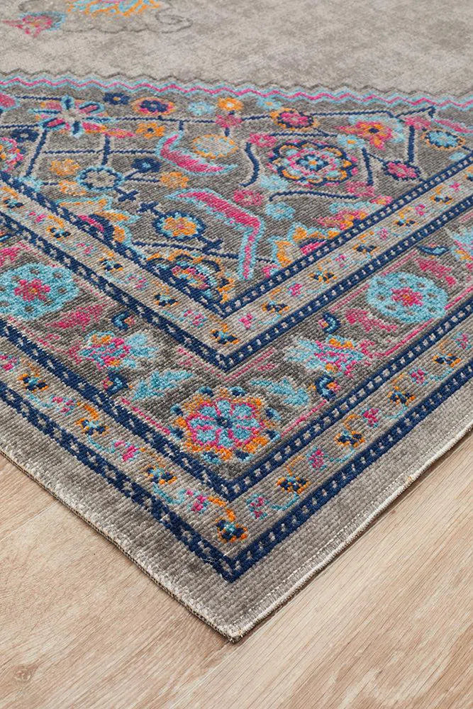 Whisper Diamond Grey Rug