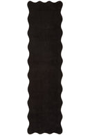 Evelyn Black Runner Rug