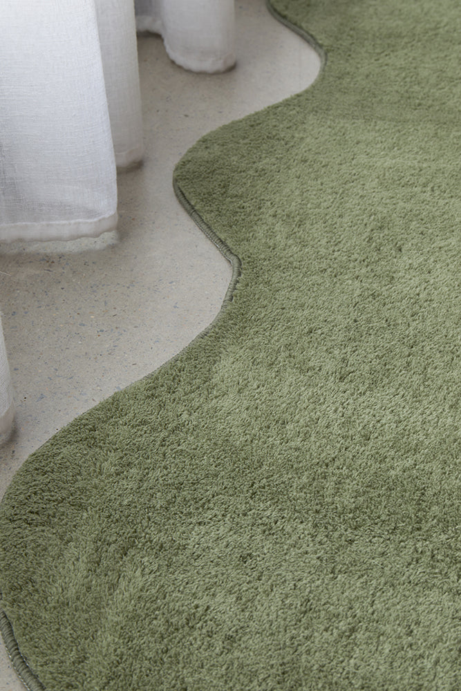 Evelyn Green Runner Rug