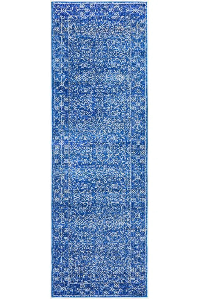 Evoke Artist Navy Transitional Runner Rug