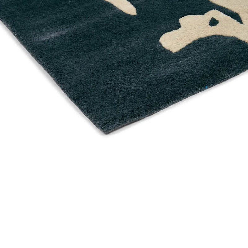 Florence Broadhurst Floral 300 Charcoal 039604