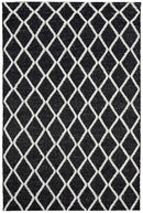 Huxley Black Wool Rug