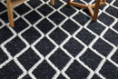 Huxley Black Wool Rug