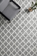 Huxley Grey Wool Rug