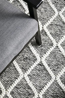 Huxley Grey Wool Rug