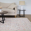 Hamilton Multicoloured Distressed Machine Washable Rug