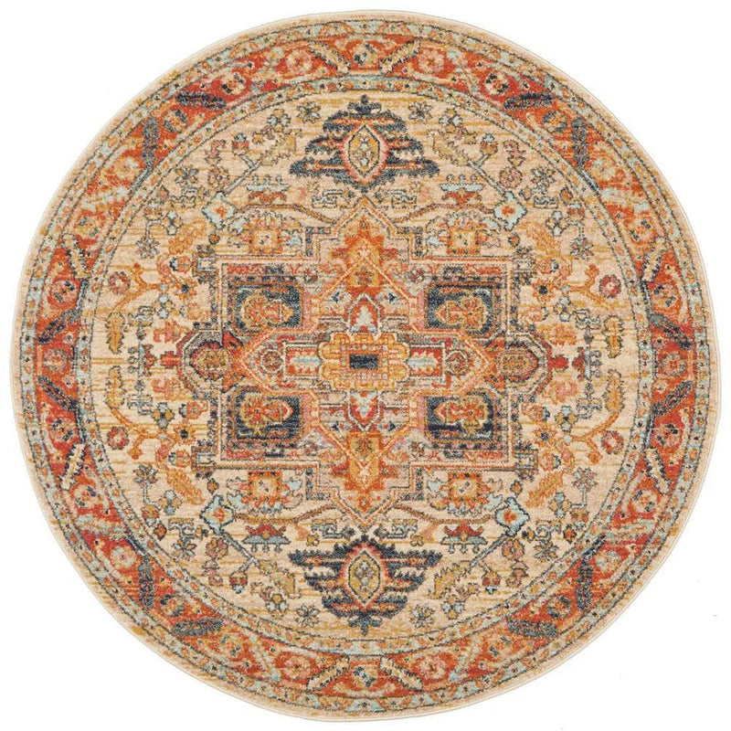 Legacy 850 Rust Round Rug