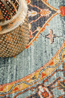 Legacy 862 Rust Round Rug