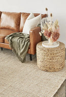 Arabella Natural Wool Jute Rug