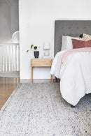 Carlos Felted Wool Rug Grey Natural