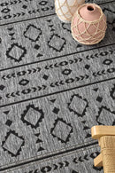 Alaska Indoor Outdoor 33 Dark Grey Rug