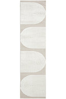 Lotus Abbey Beige White Rug