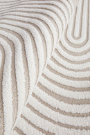 Lotus Abbey Beige White Runner Rug