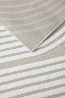 Lotus Abbey Beige White Rug