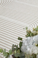Lotus Carl Beige White Rug