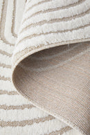 Lotus Carl Beige White Rug