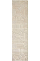 Lotus Leo Beige Runner Rug