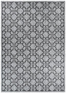 Alaska Indoor Outdoor 08 Grey Black Rug