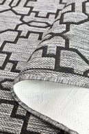 Alaska Indoor Outdoor 08 Grey Black Rug